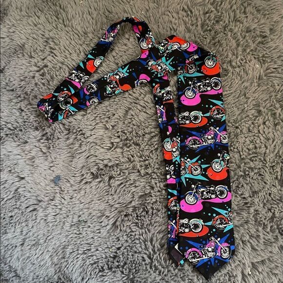 Vintage Harley Davidson silk tie‎ - Picture 1 of 6